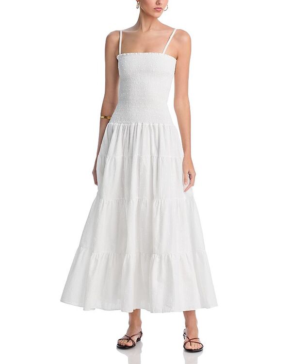 ペイクソト レディース トップス 衣装 ティアード マキシ衣装 マキシ Peixoto Clementine Tiered Maxi Dress White Lotus 白いこと