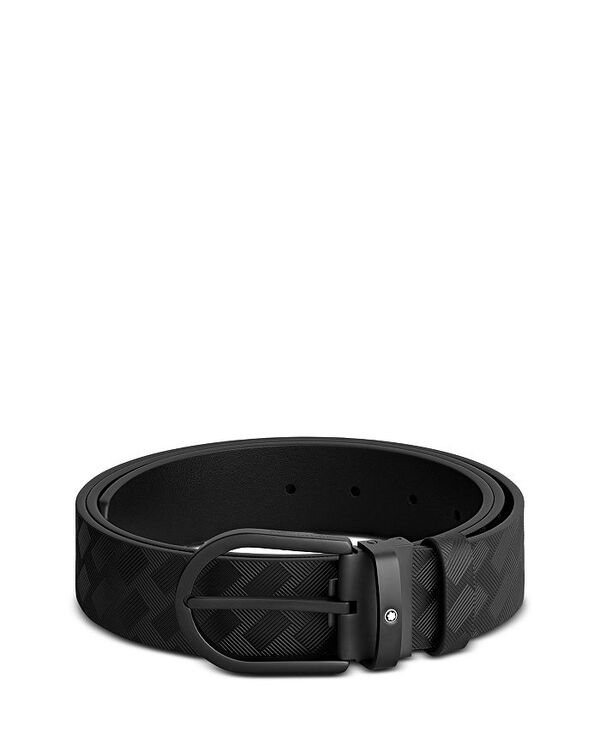 モンブラン メンズ 添え物 三尺帯 なめし革 Montblanc Men\u0027s Black Leather Belt Black 黒いこと
