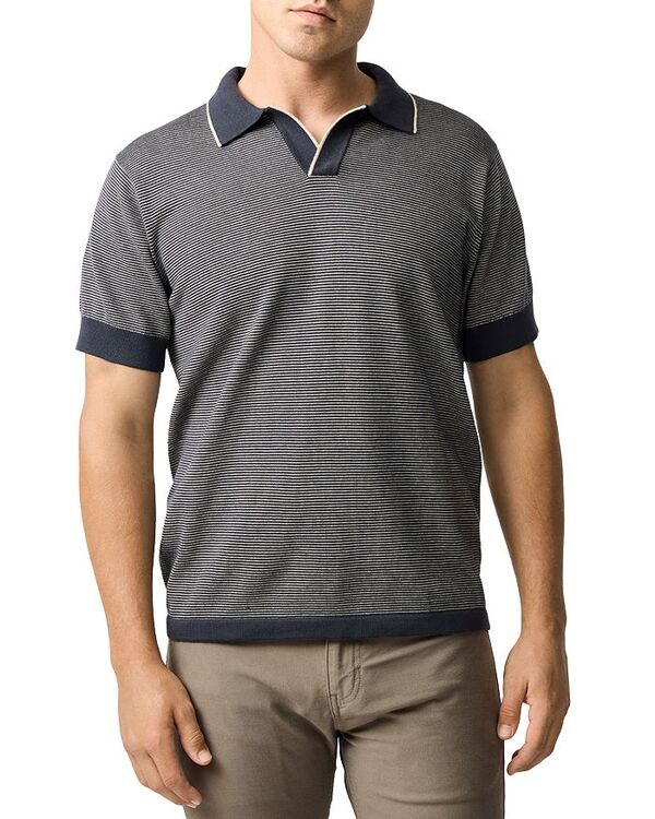 ロッドアンドグン メンズ トップス ポロシャツ ニット Rodd & Gunn Leefield Knit Polo Midnight