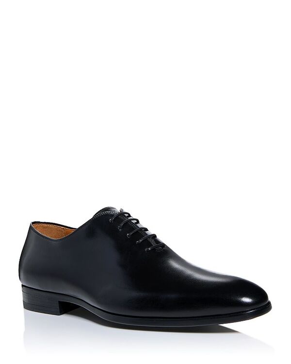 マグナーニ メンズ シューズ 御召しものシューズ 衣装 スピード競技 Magnanni Men ’ s Maddock Whole Cut Lace Up Dress Shoes - Exclusive Black 黒いこと