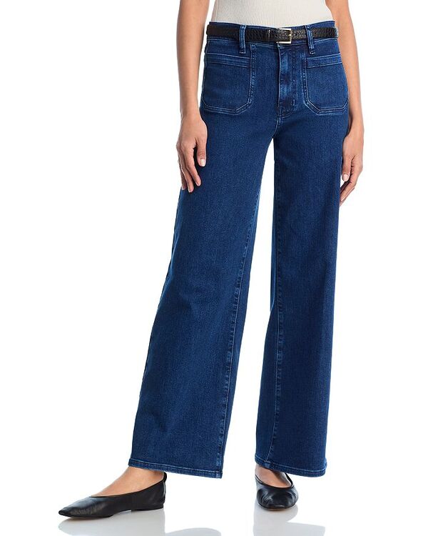 フレーム レディース ボトムス デニムパンツ ジーンズ FRAME Le Slim Palazzo Modernist Pocket Jeans in Loner Loner｜ReVida 店