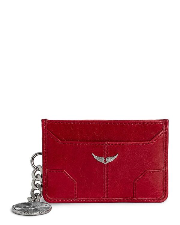 ザディグ エ ヴォルテール レディース アクセサリー 財布 レザー Zadig & Voltaire Sunny Pass Leather Card Holder Power 25,752円