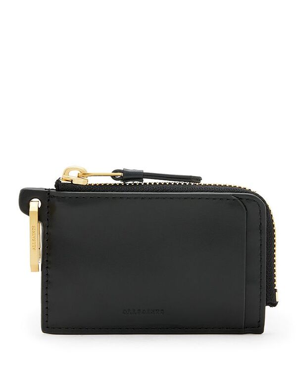 オールセインツ レディース アクセサリー 財布 レザー ALLSAINTS Remy Leather Wallet Black ブラック 16,775円