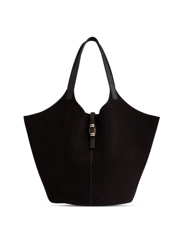 レイス レディース バッグ トートバッグ レザー REISS Lyra Leather Tote Chocolate チョコレート