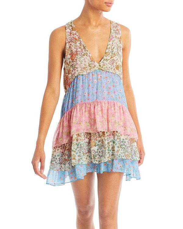 大流行中 レイミー ブルック レディース ワンピース トップス Gigi Mixed Floral Print Mini Dress Ivory Horizon 半額品 Newsite Churchfieldrealestate Com