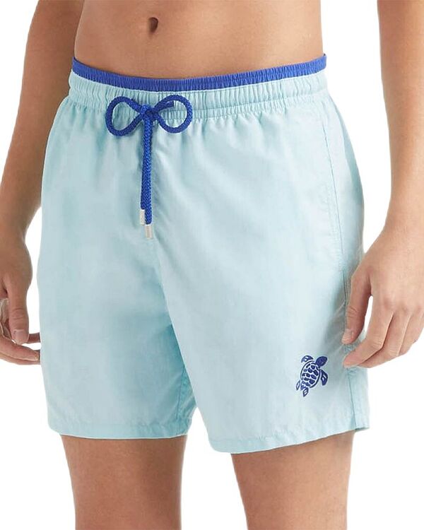 ヴィルブレクイン メンズ 水泳着 二分の一ズボン下・さる股引き 遊撃手ズボン下 Vilebrequin Solid Tortoise 6\" Swim Shorts Celadon"