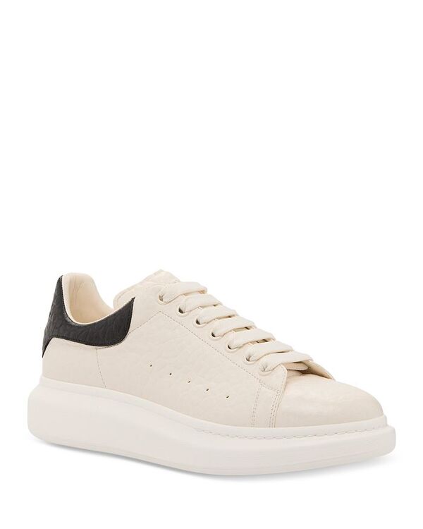 マックイーン メンズ シューズ スニーカー McQueen Alexander Men Oversized Sneaker Natural Black ブラック