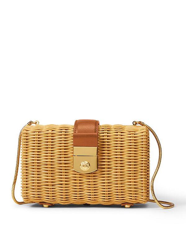 ヴェロニカ ベアード レディース バッグ クラッチバッグ Veronica Beard Lock Box Wicker Clutch Bag NATURAL WICKER/HAZELWOOD