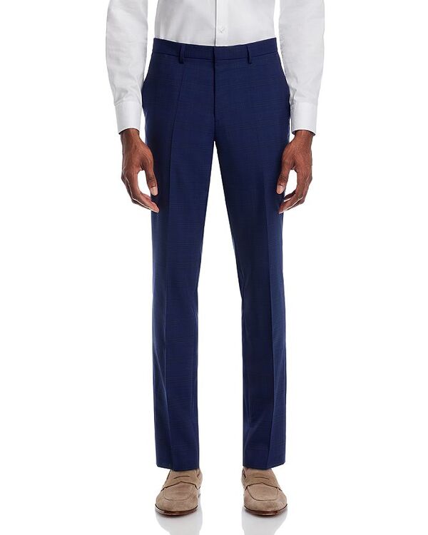 フューゴ メンズ ボトムス カジュアルパンツ スリムフィット パンツ HUGO Hesten Extra Slim Fit Suit Pants Bright Navy ネイビー