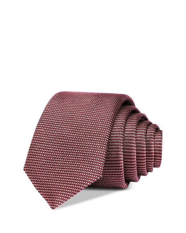 フューゴ メンズ アクセサリー ネクタイ HUGO Geometric Skinny Tie Open Pink ピンク
