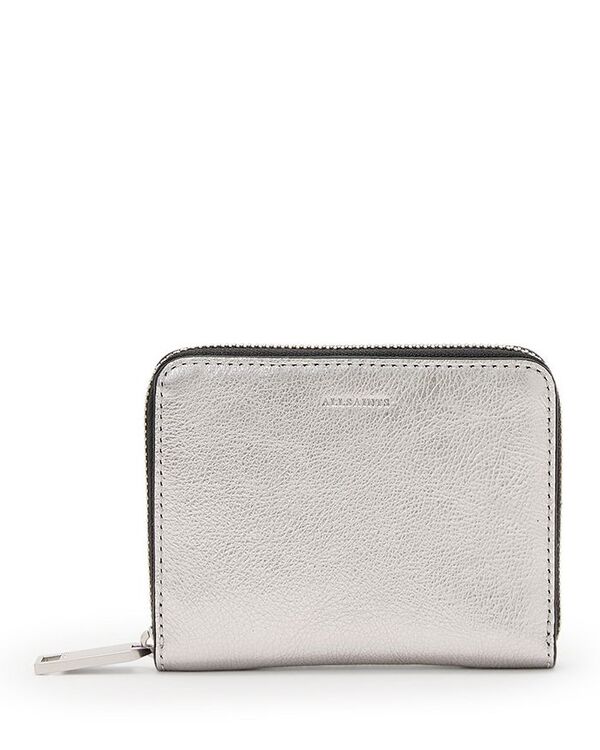 オールセインツ レディース アクセサリー 財布 ALLSAINTS Lena Hex Zip Wallet Silver シルバー 19,965円