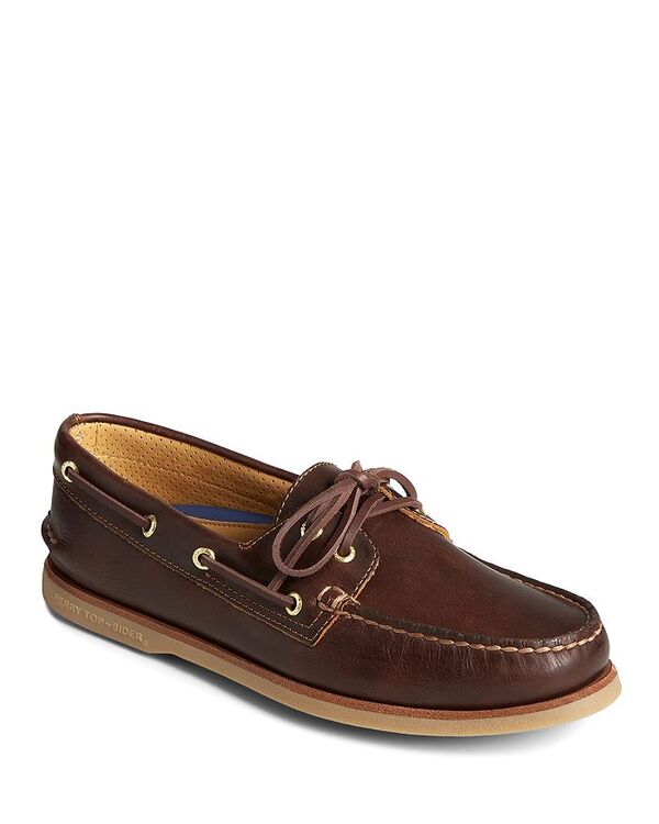 スペリー メンズ シューズ デッキシューズ Sperry Men's Gold Cup Authentic Original 2 Eye Boat Shoes Dark Brown ブラウン｜ReVida 店