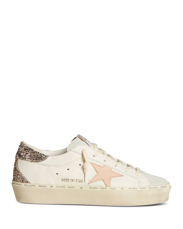 ゴールデングース レディース シューズ スニーカー レース Golden Goose Unisex Hi Star Lace Up Sneakers White/Ice/Moonlight/Cinder ホワイト｜ReVida 店