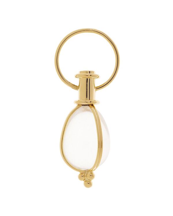 テンプル セント クレア レディース アクセサリー ネックレス・チョーカー・ペンダントトップ Temple St. Clair Oval Crystal Amulet in 18K Yellow Clear/Gold ゴールド