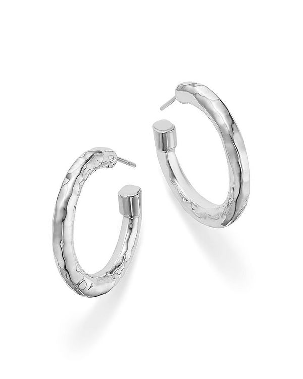 予約販売品 イッポリスタ レディース ピアス イヤリング アクセサリー Sterling Silver Glamazon Hoop Earrings Silver Revida 店 絶対一番安い Pees Kw Com