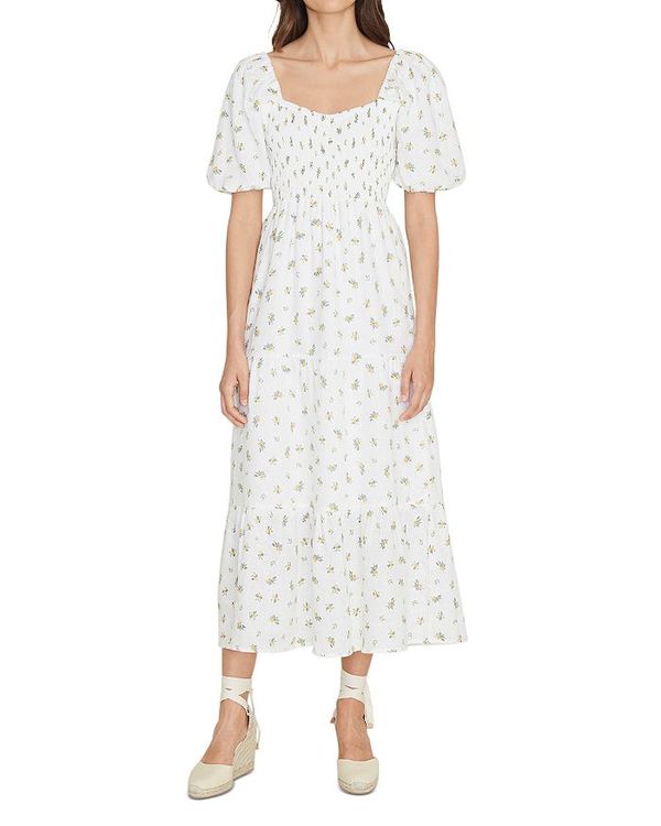 レディースファッション ワンピース 人気デザイナー ワンピース レディース フェイスフルザブランド トップス Print Floral Carrie Dress Midi Gianna Beachsidecliniccr Com