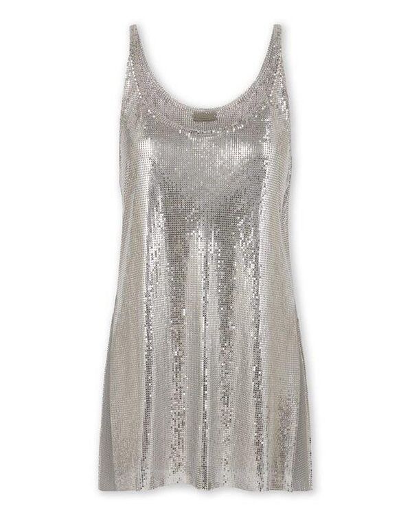 ラバンヌ レディース トップス タンクトップ Rabanne Haut Tank Top Silver シルバー