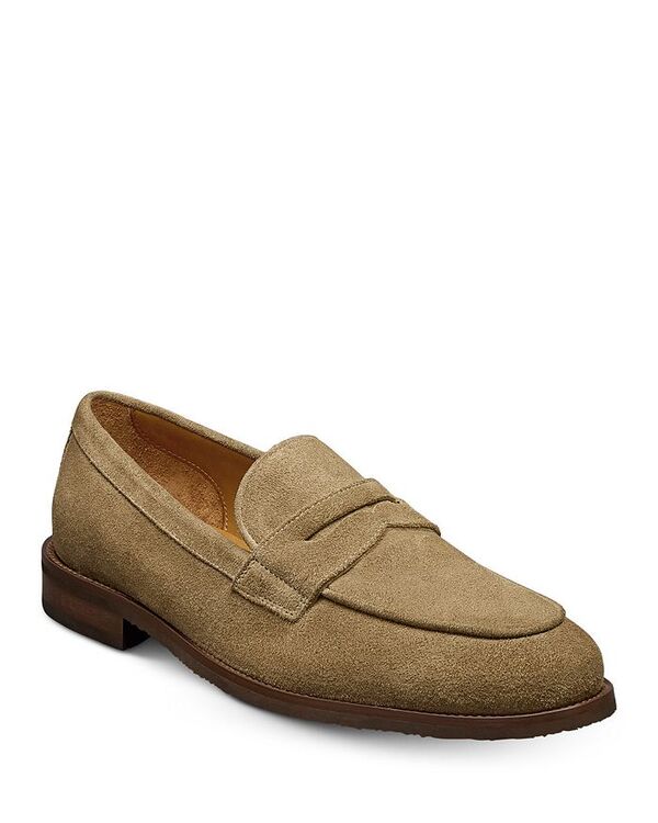 ウディアレン エドモンズ メンズ シューズ スリッポン・ローファー スエードクロス 置き目毛皮 Allen Edmonds Men\u0027s Como Suede Slip On Loafers Tobacco
