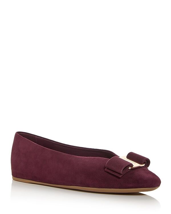 【送料無料】 フェラガモ レディース パンプス シューズ Women's Vanna Ballet Flats Oxblood画像