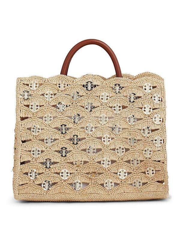 ラバンヌ レディース バッグ トートバッグ Rabanne Raffia Tote Bag Natural|ReVida 店