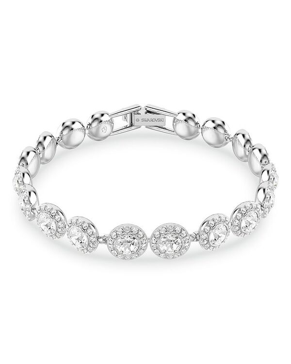 スワロフスキー レディース アクセサリー ブレスレット・バングル・アンクレット Swarovski Una Crystal Halo Flex Bracelet in Rhodium Plated Silver シルバー 42,480円