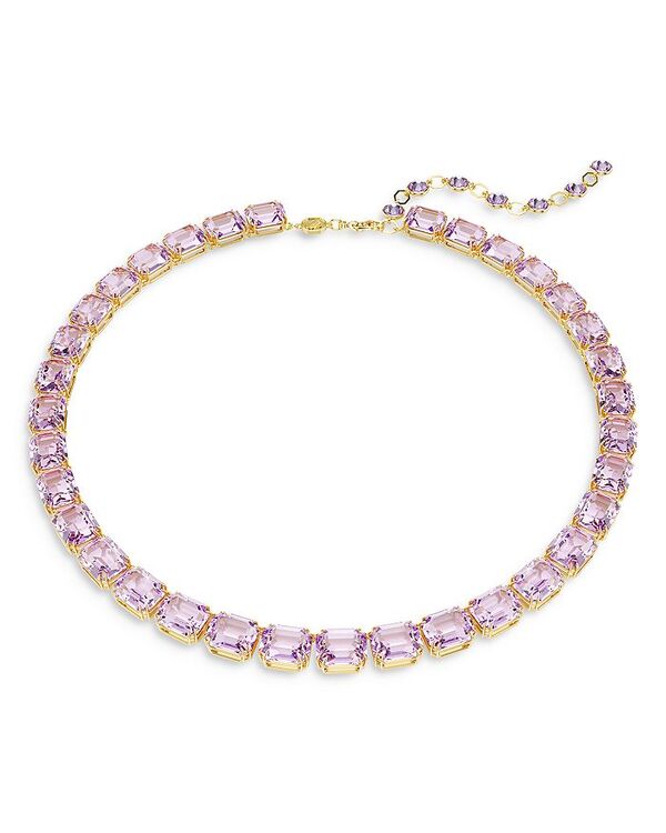 スワロフスキー レディース アクセサリー ネックレス・チョーカー・ペンダントトップ レース Swarovski Millenia Octagon Crystal Tennis Necklace 15-17\