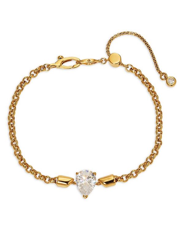 ナディール レディース アクセサリー ブレスレット・バングル・アンクレット Nadri Cubic Zirconia Pear Slider Bracelet Gold ゴールド