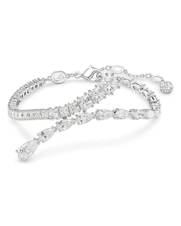 スワロフスキー レディース アクセサリー ブレスレット・バングル・アンクレット Swarovski Matrix Mixed Cut Crystal Bracelet in Rhodium Plated Silver シルバー 53,880円