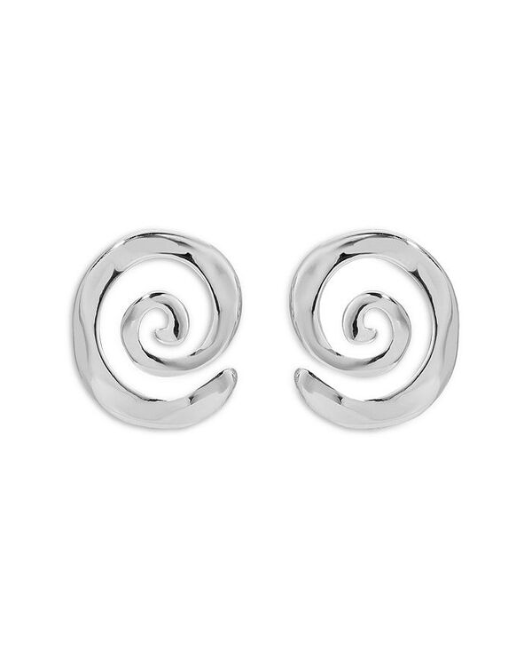 エティカ レディース アクセサリー ピアス・イヤリング Ettika Aura Swirl Stud Earrings Silver シルバー