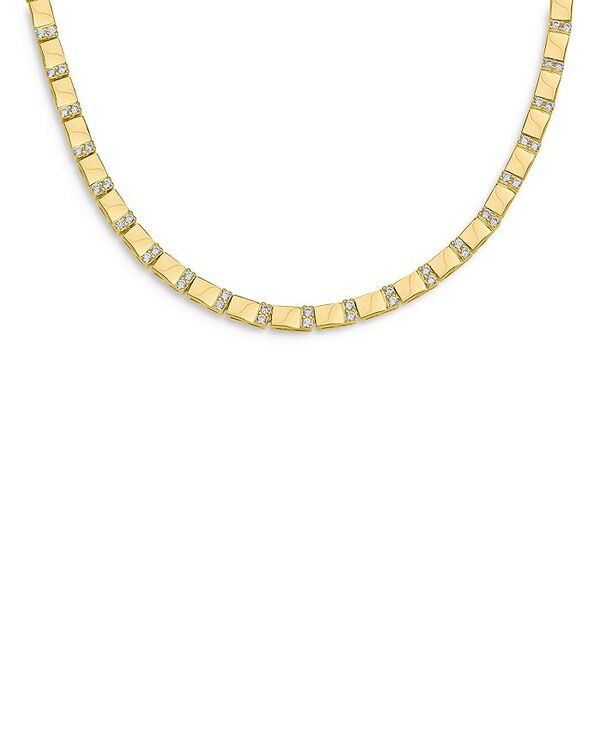 ケネスジェイレーン レディース アクセサリー ネックレス・チョーカー・ペンダントトップ レース Kenneth Jay Lane Pav Bar Necklace in 14K Gold Plated 16\