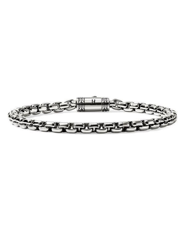 ジョン・ハーディー レディース アクセサリー ブレスレット・バングル・アンクレット JOHN HARDY Sterling Silver Chain Box Chain Bracelet Silver シルバー