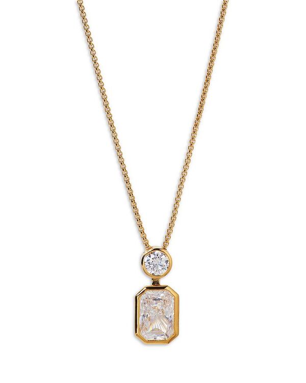 ナディール レディース アクセサリー ネックレス・チョーカー・ペンダントトップ レース Nadri Bklyn Cubic Zirconia Double Stone Pendant Necklace 16\