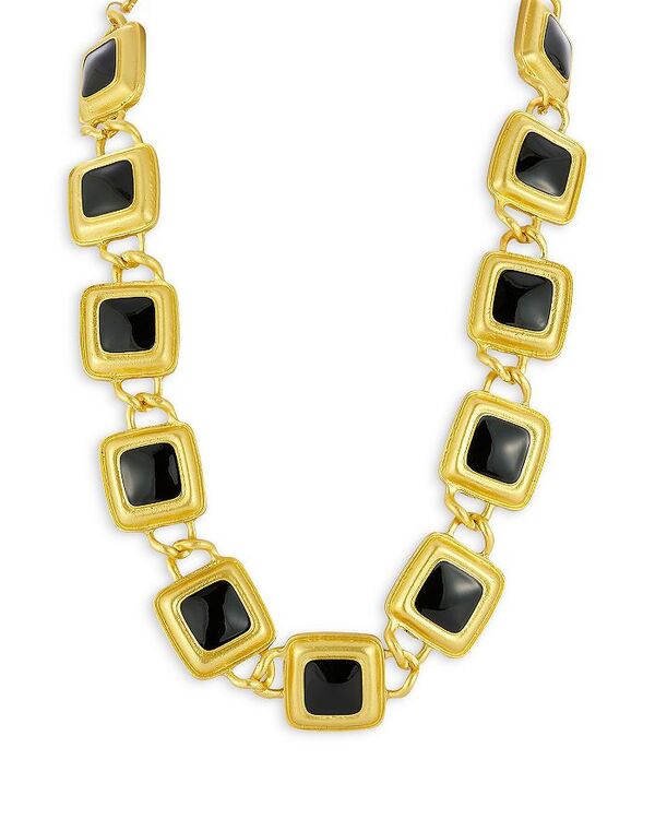 アクア レディース アクセサリー ネックレス・チョーカー・ペンダントトップ ヴィンテージ レース AQUA Black Crystal Vintage Statement Necklace 16\