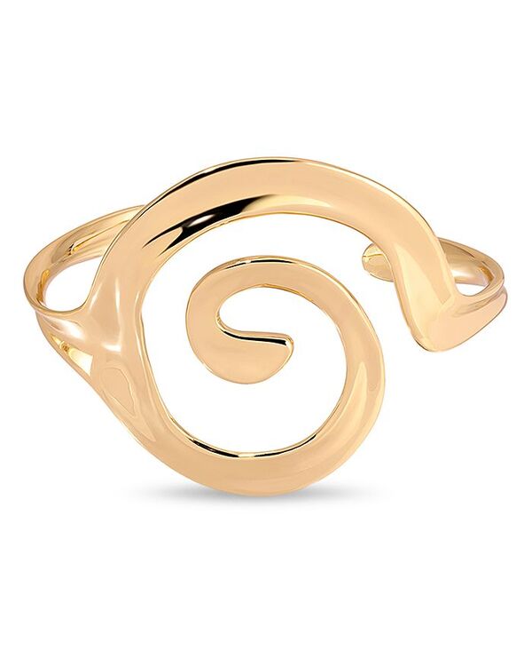 エティカ レディース アクセサリー ブレスレット・バングル・アンクレット Ettika Aura Swirl Cuff Bracelet Gold ゴールド