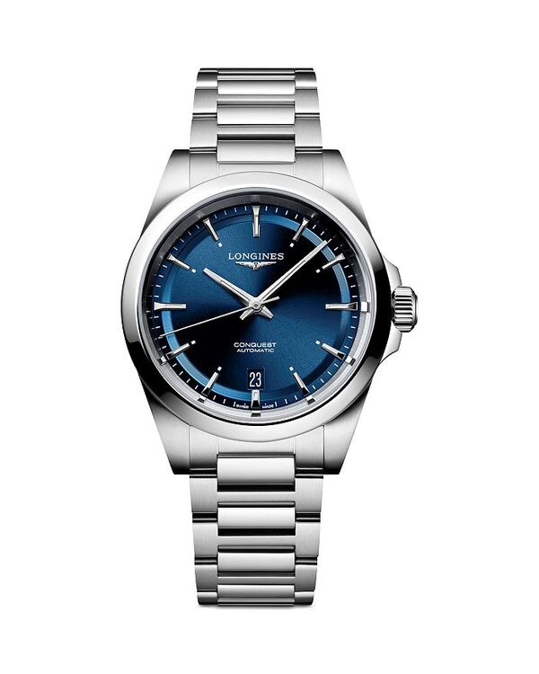 ロンジン レディース アクセサリー 腕時計 Longines Conquest Sunray Blue Watch 38mm Blue/Silver ブルー