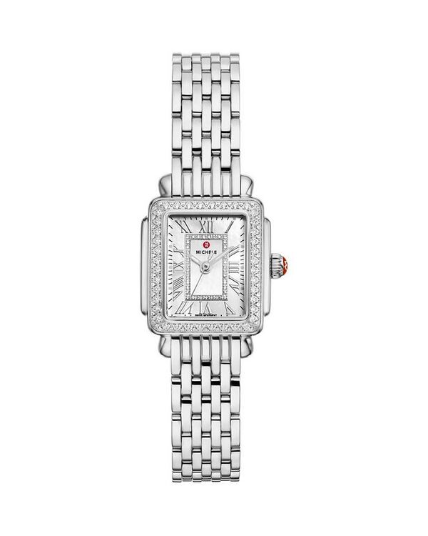 ミッシェル レディース アクセサリー 腕時計 ミニ MICHELE Deco Madison Mini Watch 23mm x 24mm Mother of Pearl/Silver パール