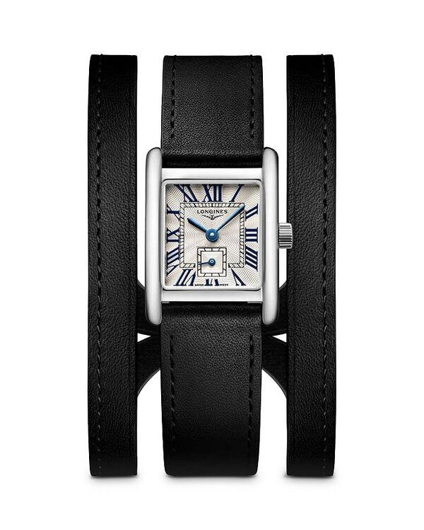 ロンジン レディース アクセサリー 腕時計 ミニ Longines Mini Dolce Vita Watch 21.5mm x 29mm Silver/Black ブラック