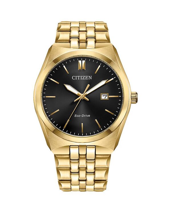 シチズン レディース アクセサリー 腕時計 Citizen Eco Drive Classic Corso Watch 40mm Black/Gold ブラック