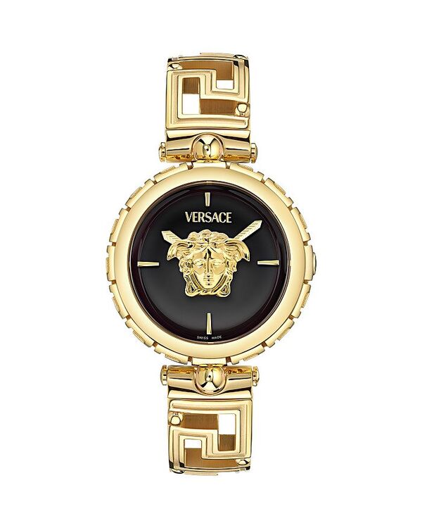 ヴェルサーチ レディース アクセサリー 腕時計 Versace Medusa Jewel Watch 34mm Black/Gold ブラック