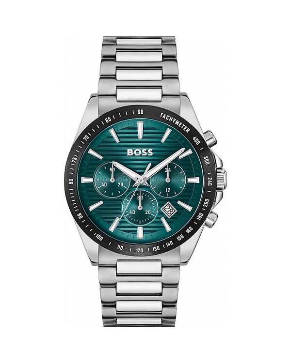 ヒューゴボス レディース アクセサリー 腕時計 BOSS Hugo Boss Strike Chronograph 41mm Green/Silver グリーン 55,440円