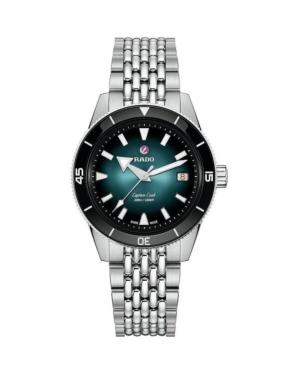 ラド レディース アクセサリー 腕時計 キャップ RADO Captain Cook Automatic Watch 39mm Blue/Silver ブルー