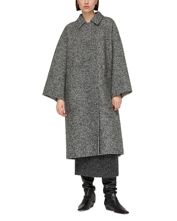 ラファイエットワンフォーエイト レディース アウター 厚地の外套 落っこちる肩先 Lafayette 148 New York Reversible Drop Shoulder Coat Black Multi 黒いこと