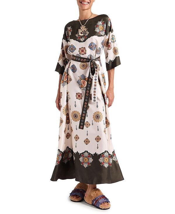 ラ・ダブル・ジェイ レディース トップス ワンピース レース La DoubleJ Muumuu Round Neck Nucleus Placee Dress Nucleus Place Off White オフホワイト｜ReVida 店