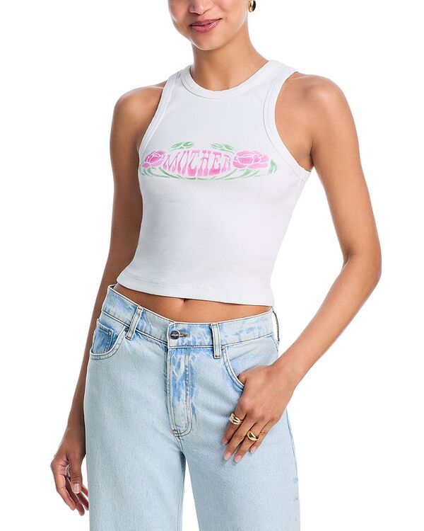 マザー レディース トップス タンクトップ MOTHER The Chin Up Crop Tank Nouveau Mother