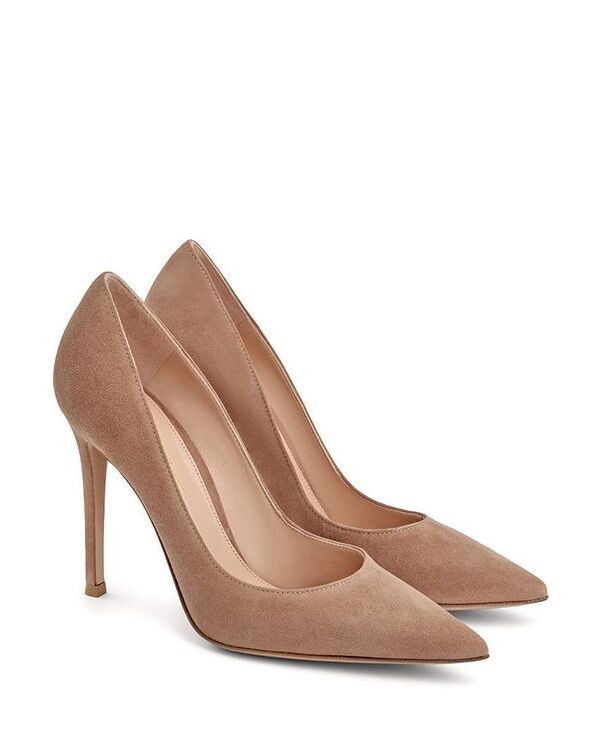 ジャンヴィト ロッシ レディース シューズ パンプス Gianvito Rossi Women's Gianvito 105 Pumps Brown Suede ブラウン｜ReVida 店