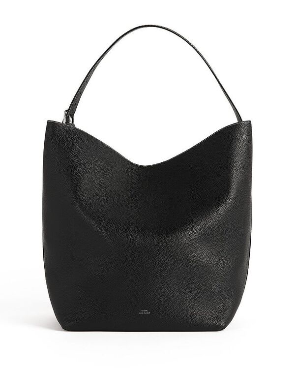 トーテム レディース バッグ トートバッグ レザー TOTEME Doubl Leather Belted Tote Black ブラック