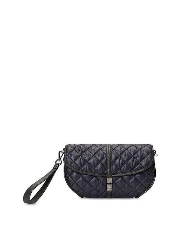 エムジーウォレス レディース バッグ クラッチバッグ MZ WALLACE Small Astor Convertible Clutch Black/Gunmetal ブラック