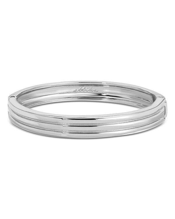 エティカ レディース アクセサリー ブレスレット・バングル・アンクレット Ettika Multirow Stacking Bangle Bracelet Silver シルバー