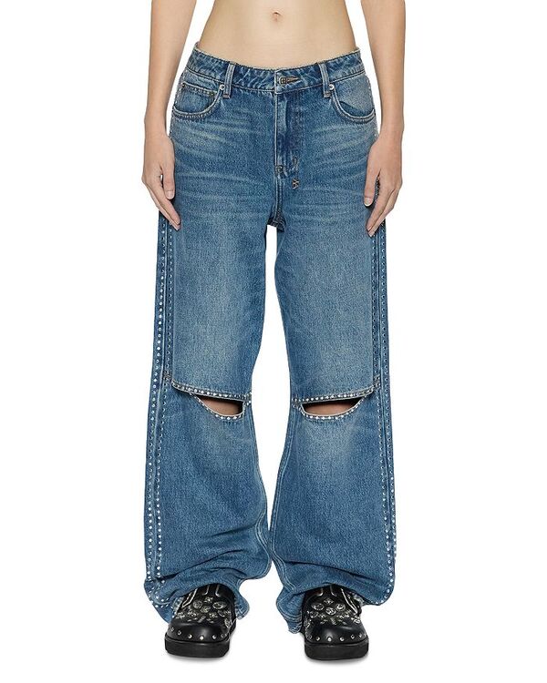 スビ レディース ボトムス デニムパンツ ワイドレッグ デニム ジーンズ Ksubi High Rise Wide Leg Jeans in Denim Denim デニム