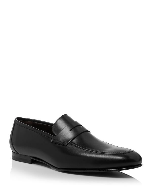 トゥーブート レディース シューズ スリッポン・ローファー なめし革 置き目毛皮 To Boot New York Men\u0027s Aldrin Leather Penny Loafers Black 黒いこと